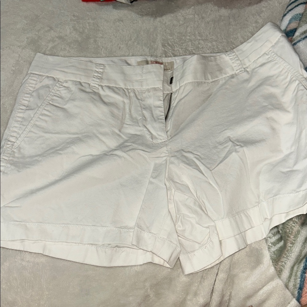 J. Crew Women's Classic White Bermudas